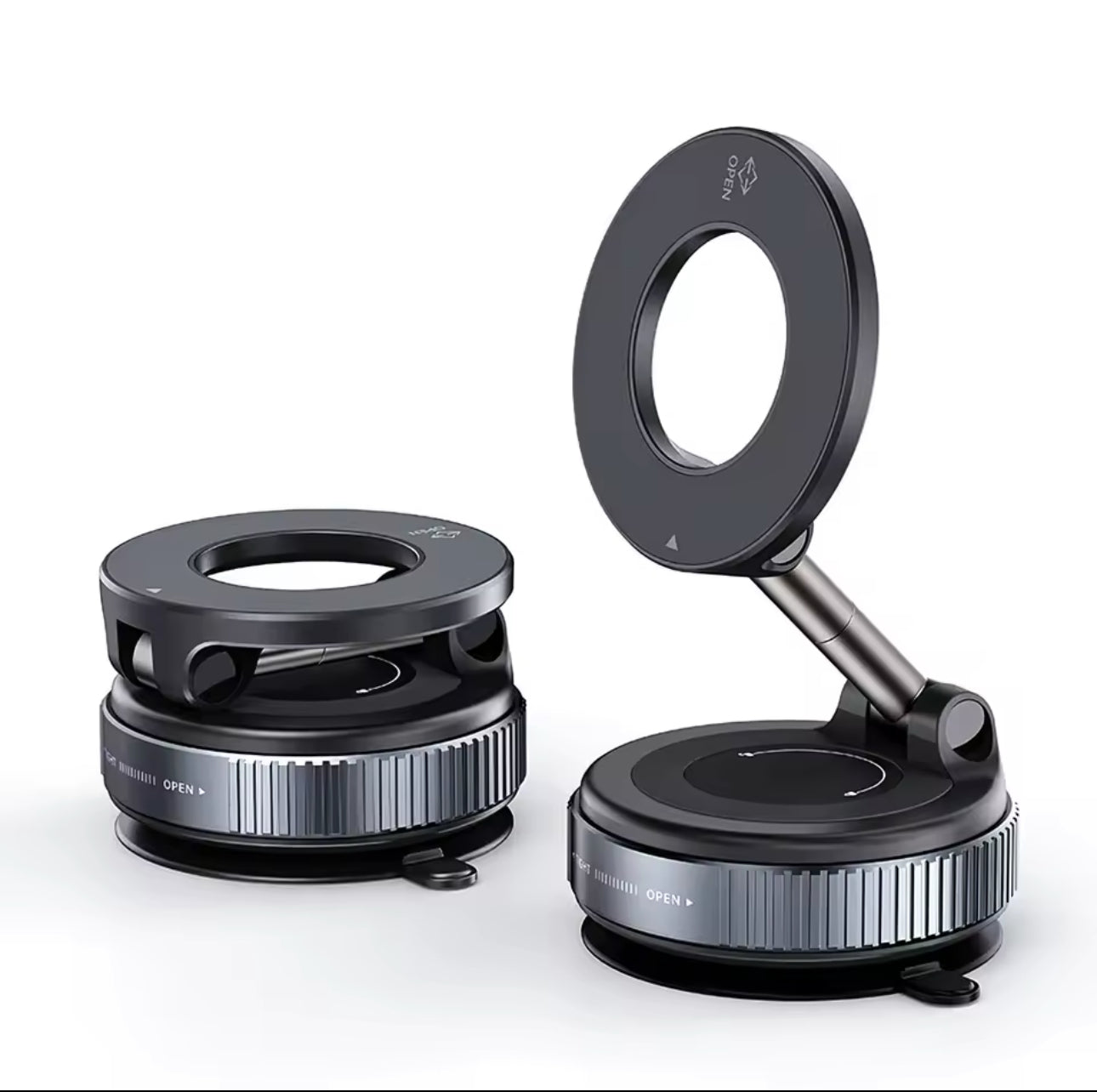 Xiaomi K007 Strong Magnetic Phone Holder Foldable Design 360° Adjustable Vacuum Car Mount For Car Desk Bathroom Magnetic Bracket