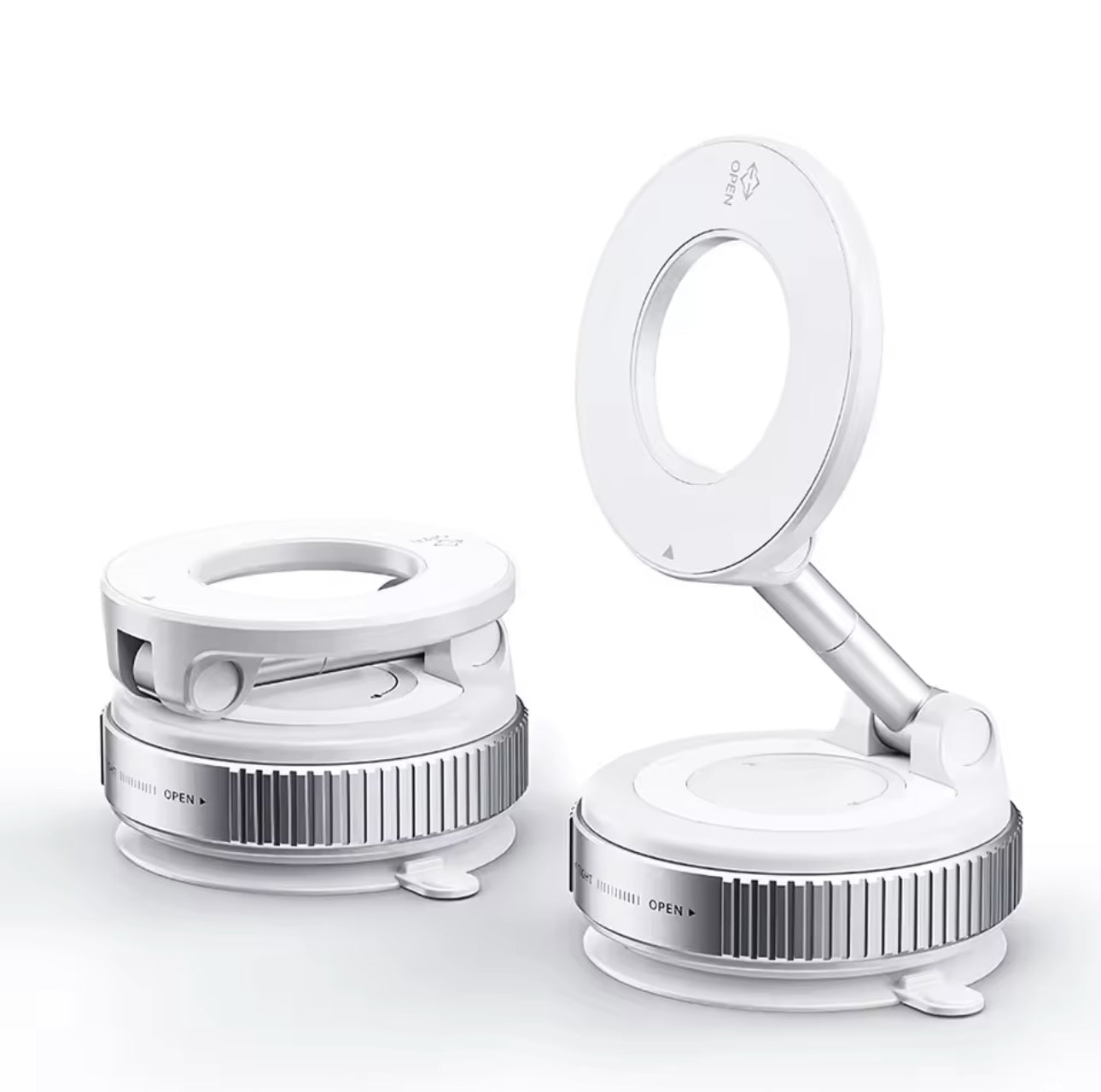 Xiaomi K007 Strong Magnetic Phone Holder Foldable Design 360° Adjustable Vacuum Car Mount For Car Desk Bathroom Magnetic Bracket