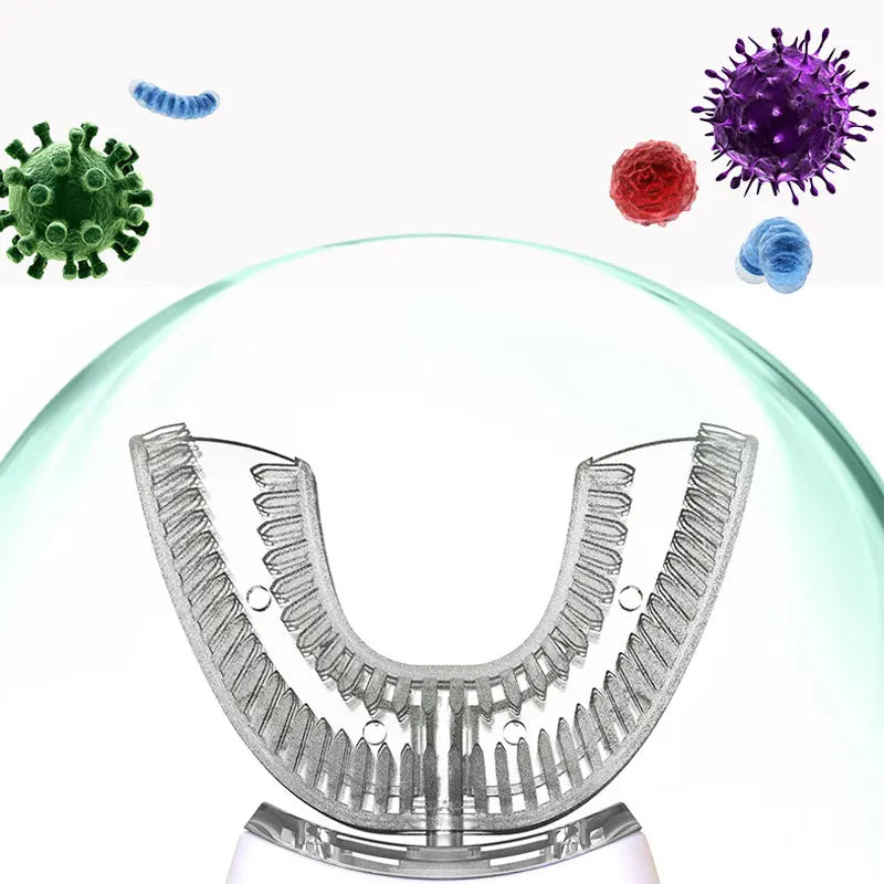 Brosse à dent électrique en forme de u