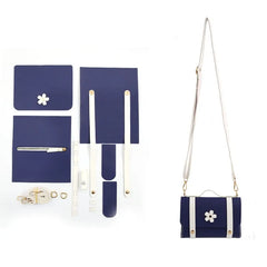 👜✨ DIY Sewing Kit — Handmade British Cambridge Women's Shoulder Bag ✨🧵