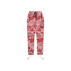 Pink Graffiti scribbles Women's Quick Dry Sweatpants(L65) CREATED BY DESIGNS BY KIEKIE