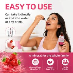 Mulittea Magnesium Drop Vegan+ Sugar-Free Supports Relaxation & Sleep Health Supports Muscle & Nervous System Function Helps Maintain Healthy Electrolyte Balance