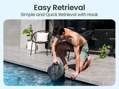 Aiper Seagull 800B Smart Pool Robot Cleaner,Powerful 1320GPH Suction,,Suit For Above Ground Pools,180μm Filter Tray,Battery Up to 90-Mins,WaterProof IPX8,Refurbished