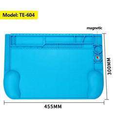 Drone Professional Maintenance Work Pad with Magnetic Insulation Heat-resistant Workbench Anti-scalding Mat for Soldering