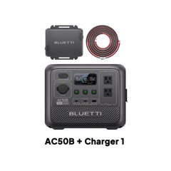 BLUETTI AC50B Portable Power Station | 700W 448Wh Solar Generator Lightweight for Outdoor Camping RV Travel Home Backup Emergenc