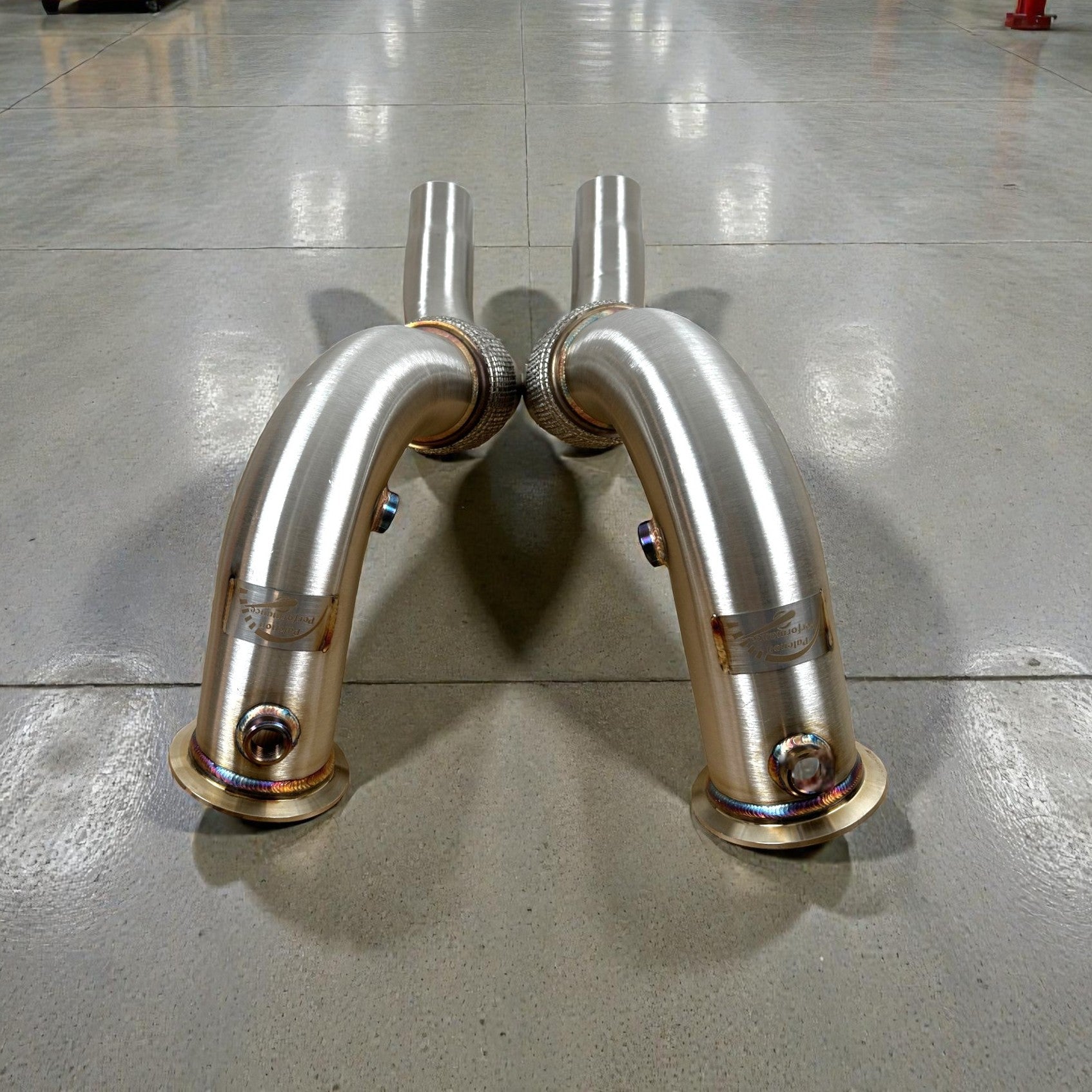 BMW N63 & N63TU Catless Race Downpipes for 550i, 650i, 750i, Alpina B6 B7, X5, X6 (F Chassis) | Palenon Performance