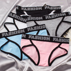 Sports Fitness Cotton Boxer Pants Elasticity Belt Women's Underpants Breathable Antibacterial Knickers Loose Hip-Wrapped Briefs