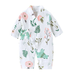 Baby Clothes Newborn Jumpsuit Girls Boys Muslin Cotton Long Sleeve Romper 0-24M