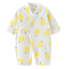 Baby Clothes Newborn Jumpsuit Girls Boys Muslin Cotton Long Sleeve Romper 0-24M