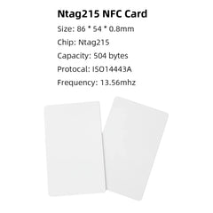 10/50pcs NFC Card Ntag215 Cards 215 504Bytes 13.56mHz for huawei share ios13 personal automation shortcuts
