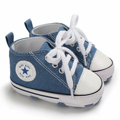 Canvas Sneakers Baby Boys Girls Shoes First Walkers Infant Toddler Anti-Slip Soft Sole Classical Newborn Baby Shoes 0-18 Months