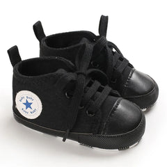 Canvas Sneakers Baby Boys Girls Shoes First Walkers Infant Toddler Anti-Slip Soft Sole Classical Newborn Baby Shoes 0-18 Months