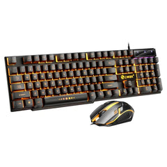 GTX300™ Wired RGB Gaming Keyboard & Mouse Combo – Rainbow LED Backlit, 104 Keys | FlipStylez LLC®