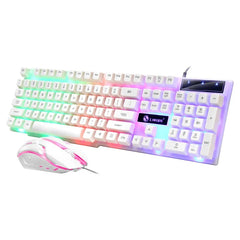 GTX300™ Wired RGB Gaming Keyboard & Mouse Combo – Rainbow LED Backlit, 104 Keys | FlipStylez LLC®