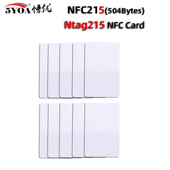 5YOA 50/30pcs NFC Coin Ntag215 TAG Key 13.56MHz 215 Card Universal Label RFID Ultralight Tags Labels 25 mm diameter Round Box