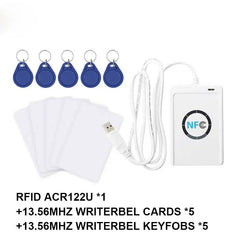 USB ACR122U Contactless Smart Card Access Card Copy Reader IC Property Elevator Decryption Copy Machine 13.56MHZ