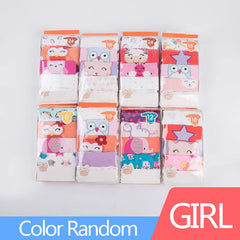 5pcs 3m-24m Short Sleeve Cotton Winggle-In Jumpsuit Infant Baby