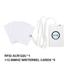 USB ACR122U Contactless Smart Card Access Card Copy Reader IC Property Elevator Decryption Copy Machine 13.56MHZ