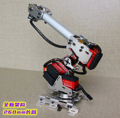 Cheap 7 DOF Metal Manipulator Robot Arm with 20KG Digital Servos Air Suction Pump for Arduino Multi-DOF Mechanical Robotics Kit