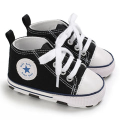 Canvas Sneakers Baby Boys Girls Shoes First Walkers Infant Toddler Anti-Slip Soft Sole Classical Newborn Baby Shoes 0-18 Months