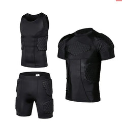 Sports Honeycomb Anti-Collision Suit Anti-Collision T-Shirt Shorts Football Cycling Sports Protective Gear