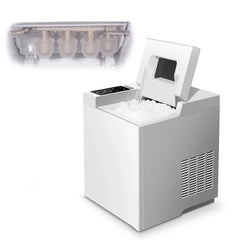 15kg/24H Fully Automatic Ice Maker 1.3L Machine for Commercial Household Small Milk Tea Shop Round Ice Cube Making Machine IM-15