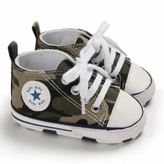 Canvas Sneakers Baby Boys Girls Shoes First Walkers Infant Toddler Anti-Slip Soft Sole Classical Newborn Baby Shoes 0-18 Months