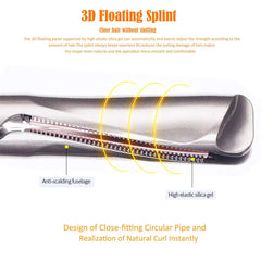 2 in 1 Hair Straightener and Curler Tourmaline Ceramic Twisted Flat