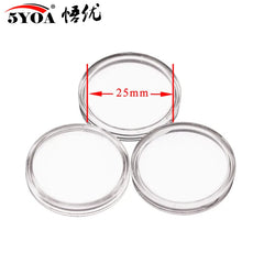 5YOA 50/30pcs NFC Coin Ntag215 TAG Key 13.56MHz 215 Card Universal Label RFID Ultralight Tags Labels 25 mm diameter Round Box