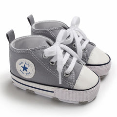 Canvas Sneakers Baby Boys Girls Shoes First Walkers Infant Toddler Anti-Slip Soft Sole Classical Newborn Baby Shoes 0-18 Months
