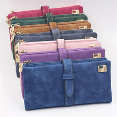 Luxury Designer Women's Long Wallet New Multi-card Position Clutch Handbags Female Multi-function Coin Purse Card Holder Pouch