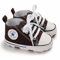 Canvas Sneakers Baby Boys Girls Shoes First Walkers Infant Toddler Anti-Slip Soft Sole Classical Newborn Baby Shoes 0-18 Months