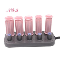 10pcs/set Electric Heated Roller Extra Thick Hair Curler Ceramic