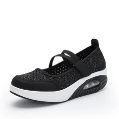 Plus Size 35-42 Flat Platform Sneakers Women Shoes Summer Breathable Slip On Walking Shoes for Mother tenis feminino WSH3283