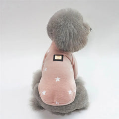 2026 New Brand Soft Pet Dog Clothes For Dog Puppy Cat Winter Warm Clothes Star Print Costume Coat chihuahua Cheap roupa cachorro