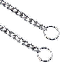 Personalized Pet Dog Chain Choke Collar Pets Training Engraved ID Slip Collars Choker For Medium Large Dogs Pitbull Pug Bulldog