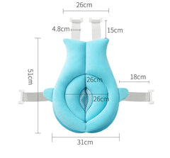 Baby Shower Blooming Flower Newborn Bathtub Foldable shark shape Cushion skin Bath pad portable bath tub Soft Seat Play mat 80cm
