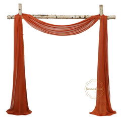 10 Meters Wedding Arch Drape Fabric Sheer Chiffon Tulle Curtain Draping Backdrop Party Supplies Home Drapery Ceremony Decoration