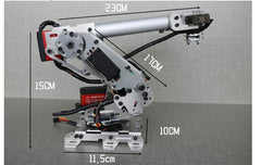 Cheap 7 DOF Metal Manipulator Robot Arm with 20KG Digital Servos Air Suction Pump for Arduino Multi-DOF Mechanical Robotics Kit