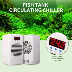 Electronic water chiller home chiller mini fish tank cooling refrigerator aquarium cooling and heating mute ice water machine