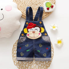 IENENS Summer Kids Baby Boys Jumper Pants Denim Shorts Jeans Overalls Toddler Infant Girl Playsuit Clothes Clothing Trousers