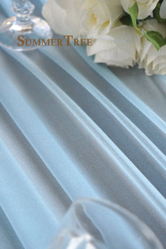 10 Meters Wedding Arch Drape Fabric Sheer Chiffon Tulle Curtain Draping Backdrop Party Supplies Home Drapery Ceremony Decoration