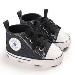 Canvas Sneakers Baby Boys Girls Shoes First Walkers Infant Toddler Anti-Slip Soft Sole Classical Newborn Baby Shoes 0-18 Months