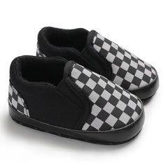 2025 New Baby Canvas Sneakers Anti-slip Soft Plaid Baby Boy Girl Shoes Newborns First Walkers Infant Baby Unisex Casual Shoes