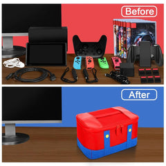 Large Carrying Protective Case for Nintendo Switch OLED Console Pro Controller Travel Storage Bag Case For Switch Accessories