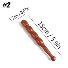 1PCS Wood Foot Massage Stick Travel Manual Acupressure Pen Thai Reflexology Tools for Face Neck Back Waist Massager Trigger Poin