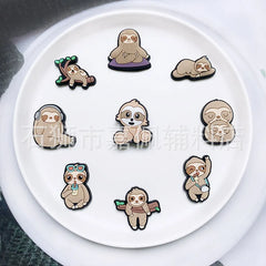 14-100pcs Lazy Tree Sloth Shoe Charms For Sandals,Shoe Decoration Accessories Shoe Pins Great Gift For Men Wom