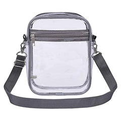 PVC Transparent Shoulder Bag Woman Crossbody Bags Concerts Sports Events Waterproof Jelly Pack Summer Travel Purse Phone Pouch