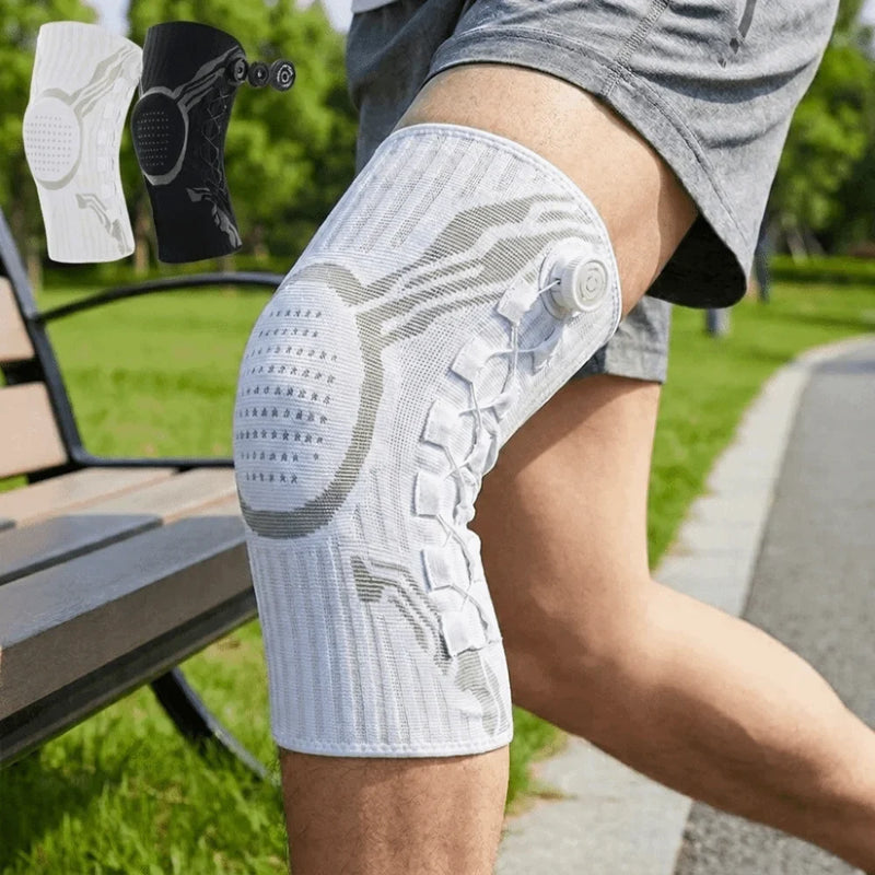 Sports Accessories Adjustable Knee Brace Elastic Unisex Joint Support Non-Slip Lightweight Meniscus Support Football