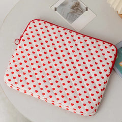 11/13/15 Inch Laptop Sleeve Quilted Laptop Bag Coquette Floral Laptop